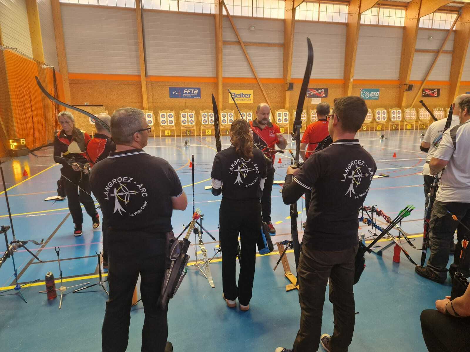 Concours 18 m à Kervignac — nos archers en action !