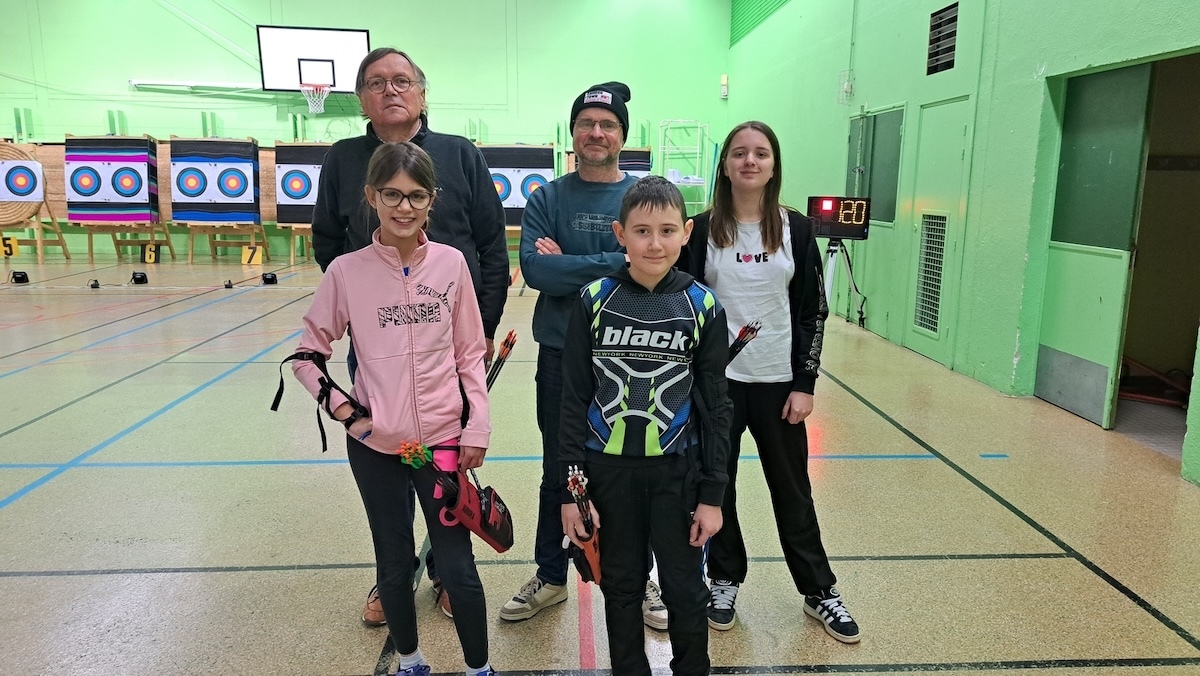 Premiers pas en compétition pour les archers de Langroez Arc