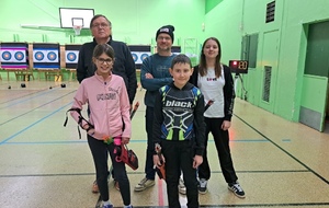 Premiers pas en compétition pour les archers de Langroez Arc