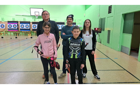 Premiers pas en compétition pour les archers de Langroez Arc