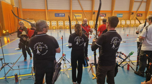 Concours 18 m à Kervignac — nos archers en action !